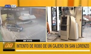 Intento de robo de un cajero en San Lorenzo | Telefuturo