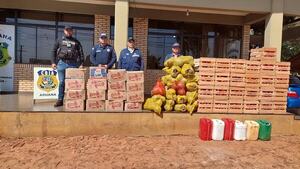 INCAUTAN MERCADERÍAS DE PRESUNTO CONTRABANDO EN TRINIDAD