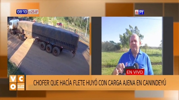 Canindeyú: Camionero robó una carga de 18 toneladas de chía - Noticias Paraguay