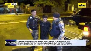 Video: Limpiaparabrisas fue capturado con drogas - ABC Noticias - ABC Color