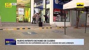 Video: Intentar robar un cajero automático  - ABC Noticias - ABC Color