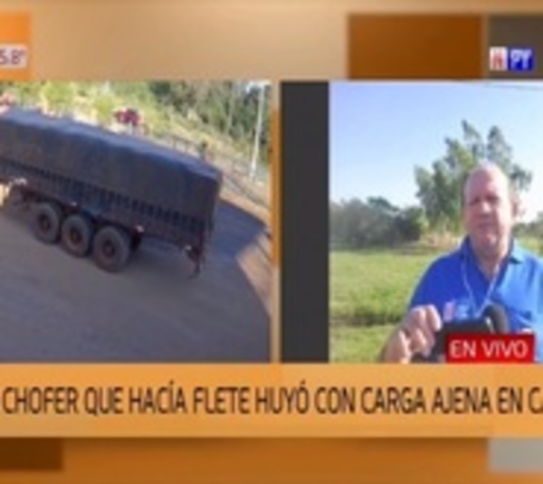 Canindeyú: Camionero robó una carga de 18 toneladas de chía - Paraguay.com