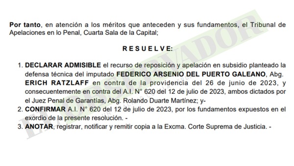 Ratifican imputación para médico por supuesta expedición de certificado falso para RGD