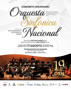 Sinfónica Nacional celebra 19 años con presentación en el Teatro Municipal - .::Agencia IP::.