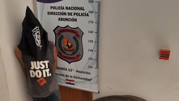 Policía detiene a presunto robacables tras persecución en Asunción, pero cómplices escapan
