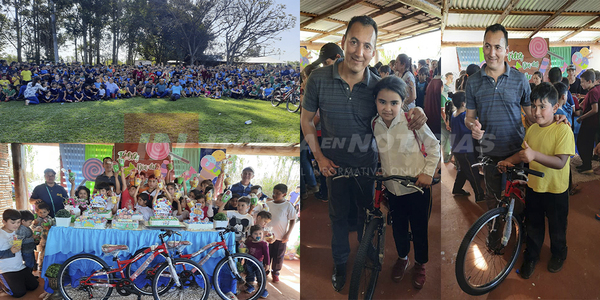 ÉXITO TOTAL EL AGASAJO POR EL DÍA DEL NIÑO EN EL DISTRITO DE NUEVA ALBORADA - Itapúa Noticias