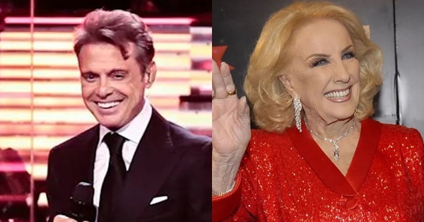 ¡Paren todo! Luismi bajó del escenario para saludar a Mirtha Legrand