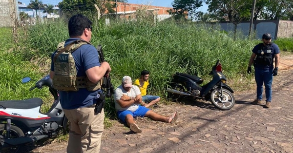  SENAD capturó a dos presuntos traficantes de drogas en Salto del Guairá