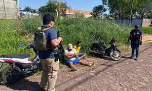 SENAD intercepta a deliverys de cocaína y marihuana en Saltó de Guairá