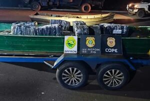 Incautan embarcaciones cargadas con marihuana en el río Paraná - ABC en el Este - ABC Color