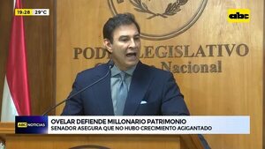 Video: ‘‘Beto’' Ovelar justifica el salario de su esposa y crecimiento patrimonial - ABC Noticias - ABC Color