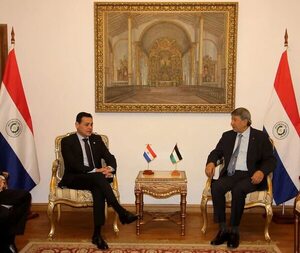 Sugestiva visita del embajador de Palestina al canciller de Paraguay - Política - ABC Color