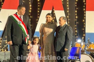 Juancho Acosta juró como gobernador de Amambay para el período 2023/2028, antecediendo a un extenso festival artístico - El Nordestino