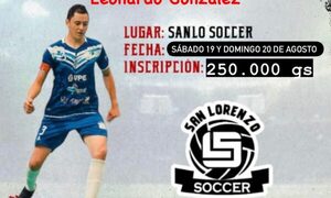 Preparan torneo benéfico para jugador que debe ser sometido a cirugía
