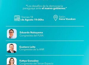 Realizarán charla con senadores en la UPE