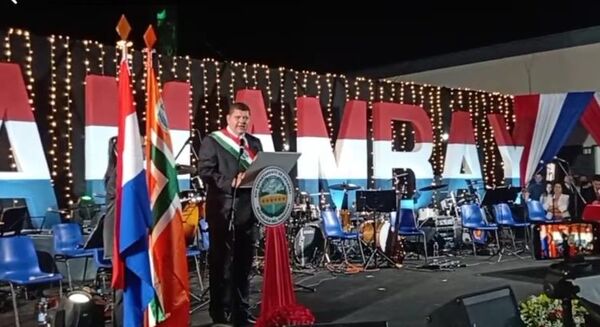Juró el nuevo gobernador de Amambay, Juancho Acosta
