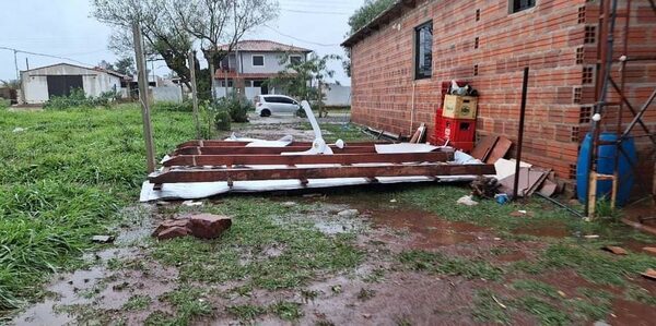 Temporal vai destechó varias viviendas