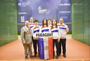 Paraguayos caen de entrada en panamericano por equipos de squash
