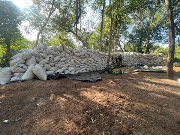 Hallan 3 campamentos narcos con más de 28 toneladas de marihuana en Amambay - Policiales - ABC Color