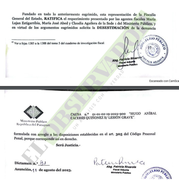 IPS: Fiscal Adjunta ratifica que amputación de pierna no constituye hecho punible