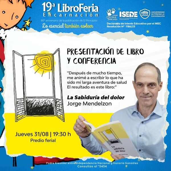 Jorge Mendelzon presenta su libro 'La sabiduría del dolor'