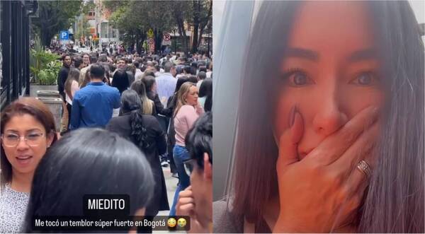 [VIDEO] ¡El sustazo que se llevó la doña de Antony Silva en Colombia!