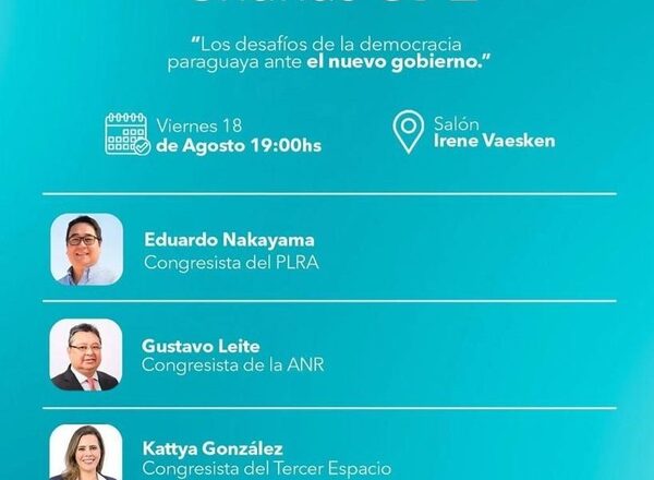 Organizan una charla con senadores en la UPE