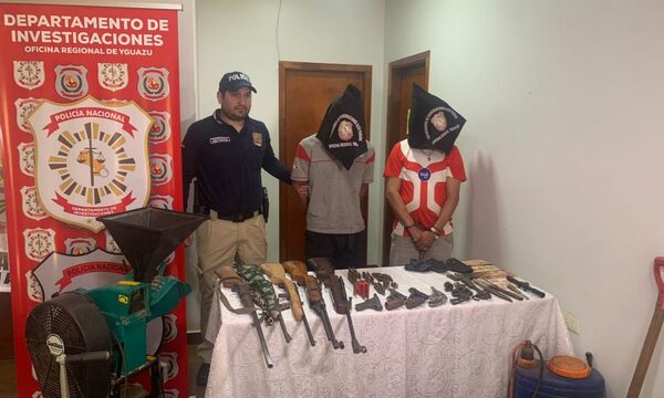 Procesan a dos hombres por hurto agravado, reducción y detentación
