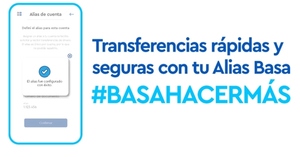 La nueva forma de transferir dinero fácil, rápido y seguro: Alias Basa