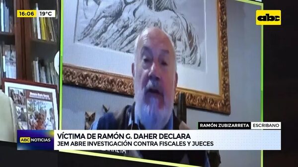 Video: víctima de Ramón G. Daher declara - ABC Noticias - ABC Color