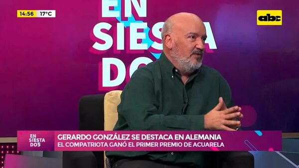 Gerardo González se destaca en Alemania: el compatriota ganó el primer premio de Acuarela - Ensiestados - ABC Color