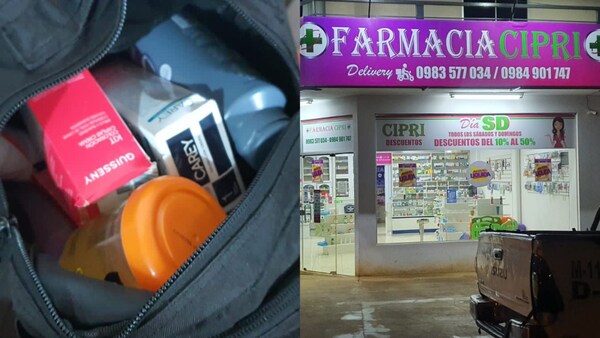 POLICÍA FRUSTRA ASALTO A FARMACIA EN BARRIO CHAIPE