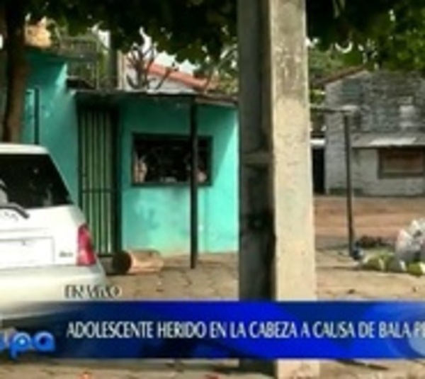 Bala perdida hiere a un adolescente en la Chacarita - Paraguay.com