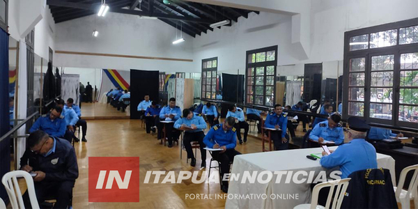 13 INSPECTORES DE TRÁNSITO DE ENCARNACIÓN RINDIERON EXÁMENES PARA ASCENSO - Itapúa Noticias