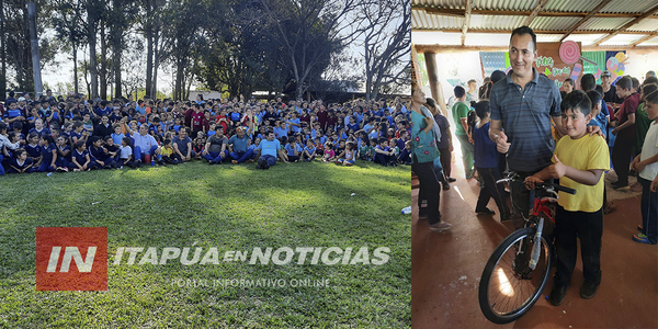 AGASAJO POR EL DÍA DEL NIÑO FUE UN ÉXITO TOTAL EN NUEVA ALBORADA - Itapúa Noticias