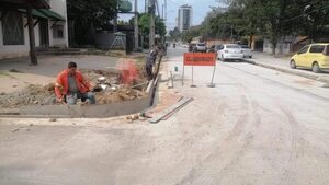 Desagüe Molas López: la atrasada obra está a punto de terminar - Nacionales - ABC Color