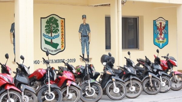 Policía de Argentina recupera 10 motos robadas en ese país y llevadas a Ñeembucú