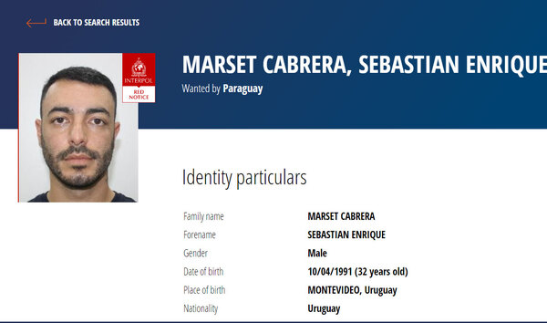 Marset también es buscado en Chile: ‘se están tomando todas las medidas’