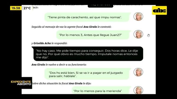 Video: la fiscala Ana Girala lideraba un esquema de recaudación, según la Fiscalía - ABC Noticias - ABC Color