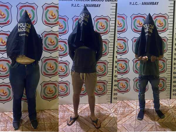 Agentes de la Cría 3ra. aprehendieron a dos hombres y a una mujer por realizar disparos al aire - Oasis FM 94.3