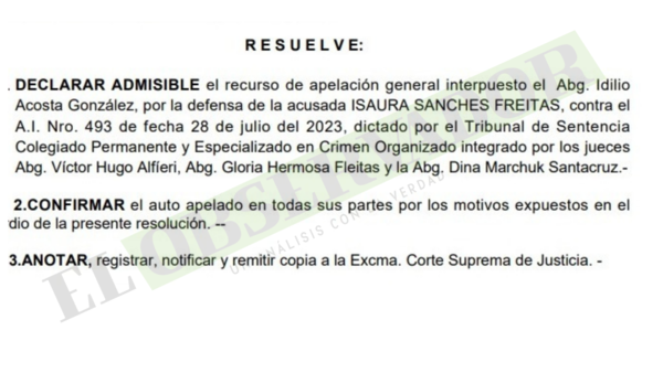 Acusada por presunto narcolavado seguirá en arresto domiciliario