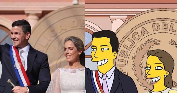 La Nación / Multiverso Simpson: Peña y la primera dama ya tienen su versión animada