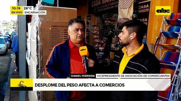 Video: Desplome del peso afecta a comercios - ABC Noticias - ABC Color