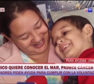 Pequeño con cáncer irreversible sueña con conocer el mar - Paraguay.com