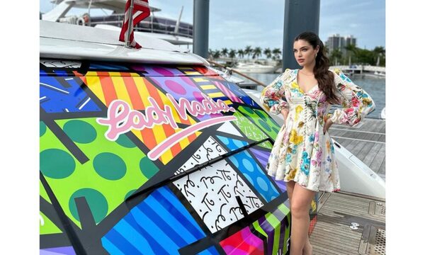 Nadia Ferreira mostró el tuneado de su yate de lujo
