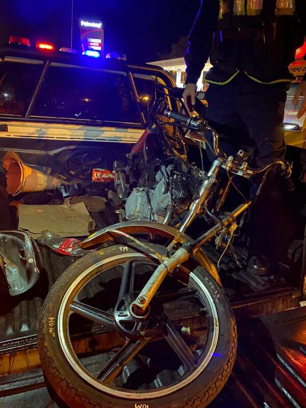 MENOR DE 16 AÑOS QUEDA GRAVEMENTE HERIDO TRAS ACCIDENTE EN MARÍA AUXILIADORA