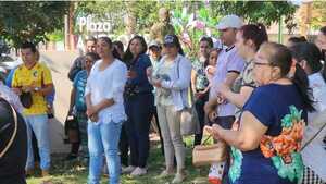Pobladores de Horqueta se manifiestan contra el intendente
