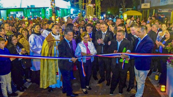 Paseo peatonal en casco histórico fue inaugurado en Santa Rosa Misiones