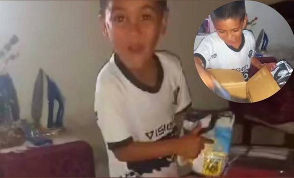 [VIDEO] ¡Thiago no puede creer todo lo que le regalaron!