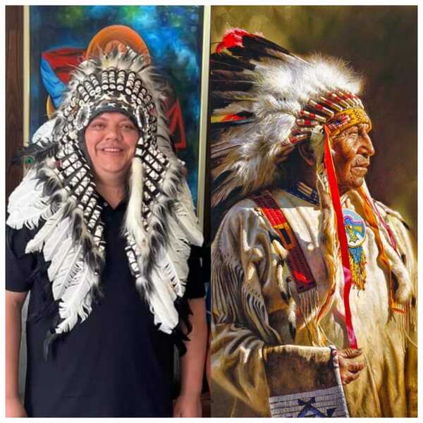 Adorno utilizado por "Juancho" es de Apaches Norteamericanos y no de indígenas de Paraguay